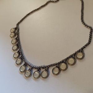 Buckle- silver pendant necklace